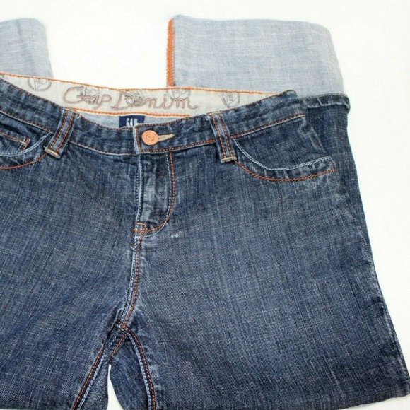 GAP DENIM KIDS Cuffed Capri Jeans - Picture 4 of 13